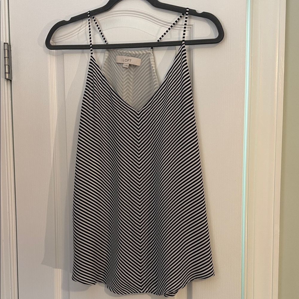 LOFT Monochrome Striped Camisole